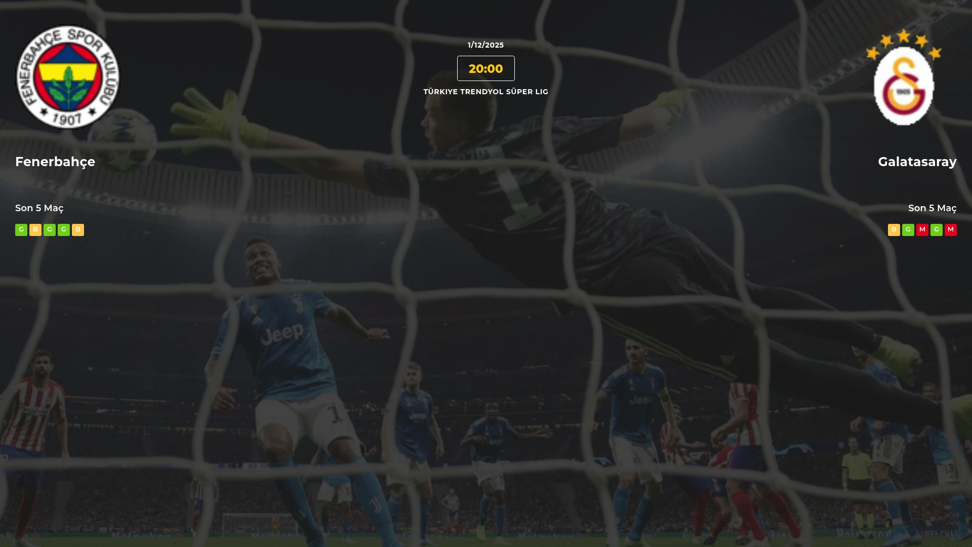 Fenerbahçe Galatasaray İddaa Maç Tahmini 01 Aralık 2025