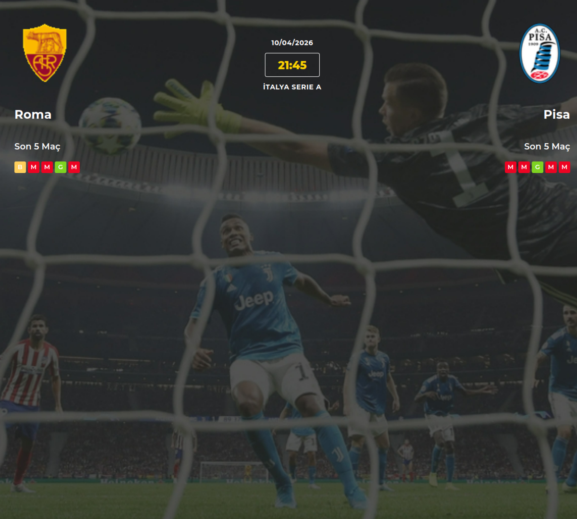 Roma Pisa İddaa Maç Tahmini 10 Nisan 2026