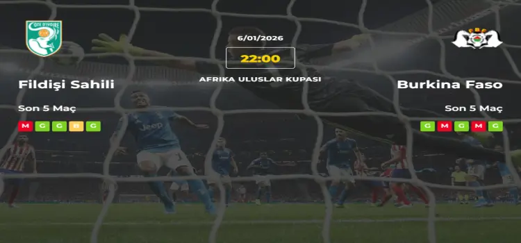 Fildişi Sahili Burkina Faso İddaa Maç Tahmini 6 Ocak 2026