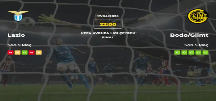 Lazio Bodo Glimt İddaa Maç Tahmini 17 Nisan 2025