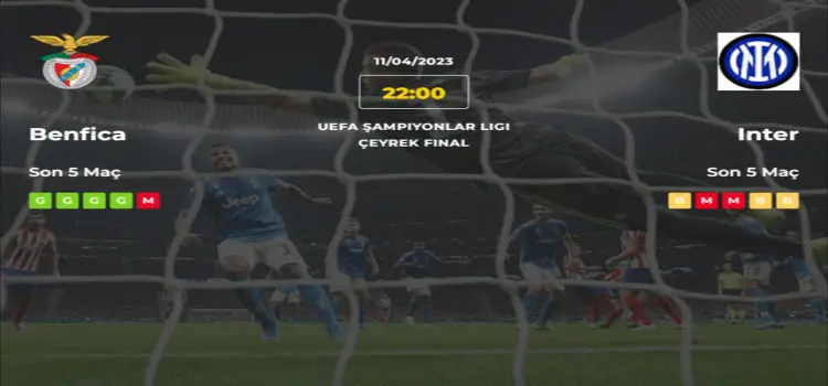 Benfica İnter İddaa Maç Tahmini 11 Nisan 2023