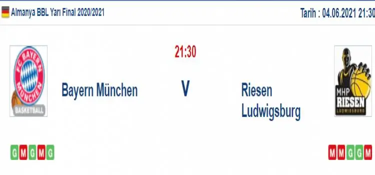 Bayern Münich Riesen Ludwigsburg İddaa Maç Tahmini 4 Haziran 2021