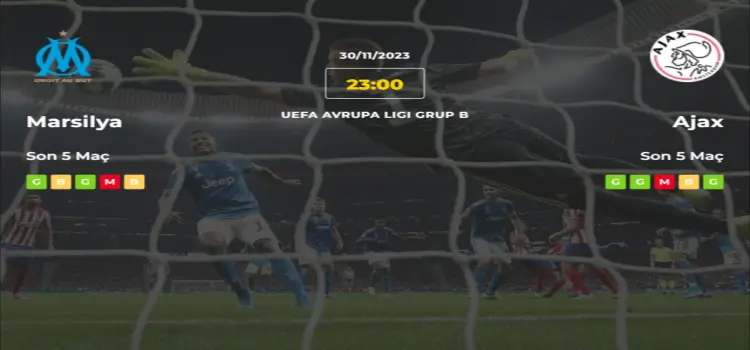 Marsilya Ajax İddaa Maç Tahmini 30 Kasım 2023