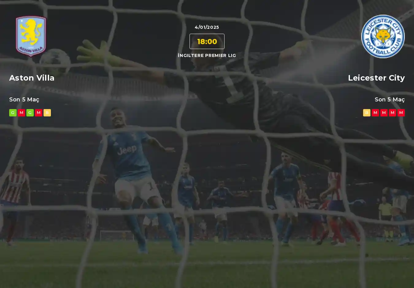 Aston Villa Leicester City İddaa Maç Tahmini 04 Ocak 2025