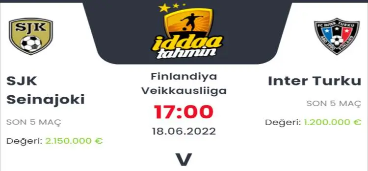 SJK Inter Turku İddaa Maç Tahmini 18 Haziran 2022