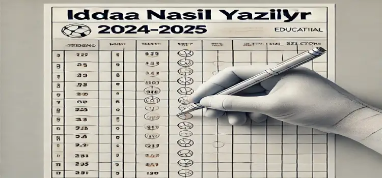 İddaa Nasıl Yazılır 2024-2025
