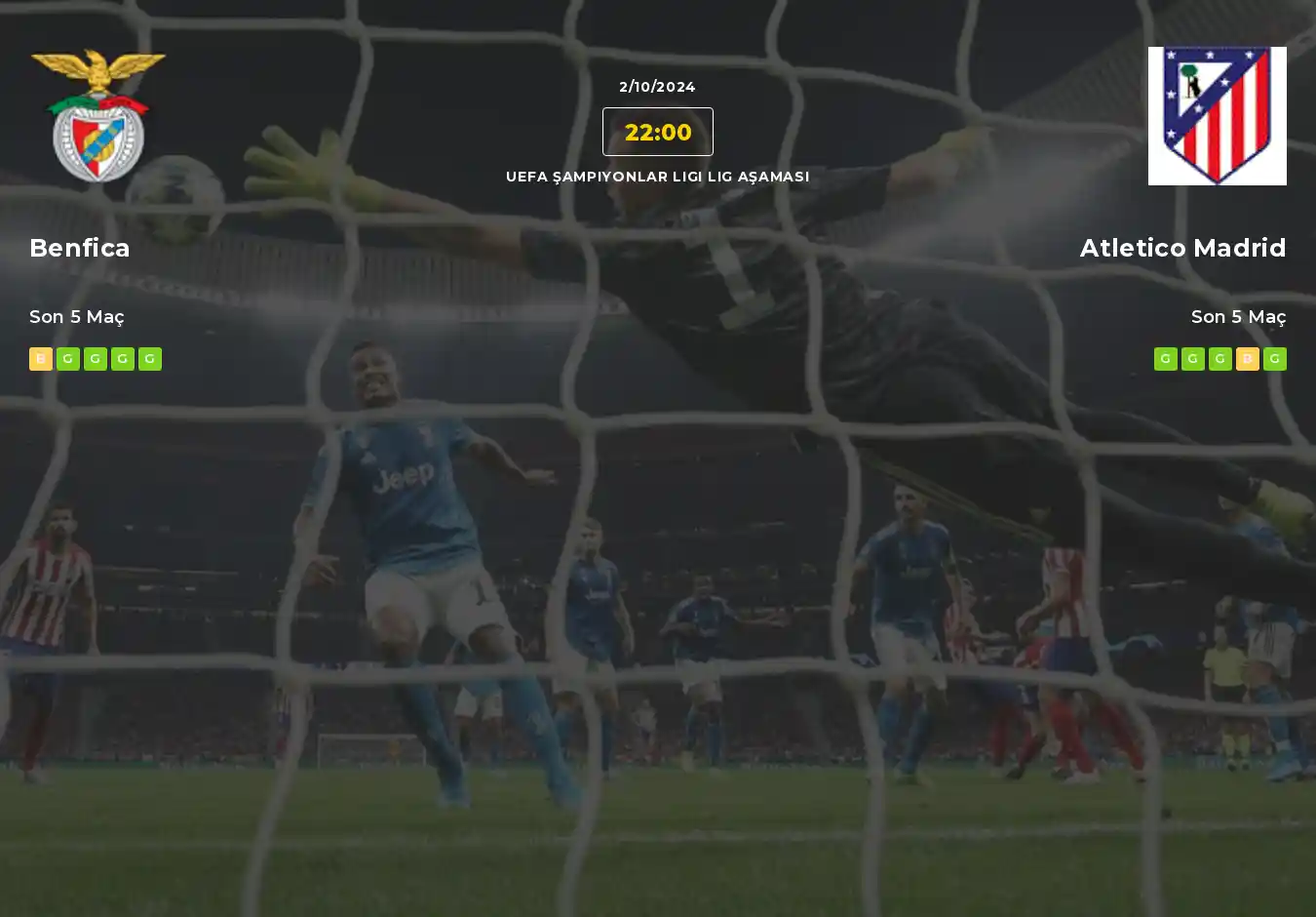 Benfica Atletico Madrid İddaa Maç Tahmini 02 Ekim 2024