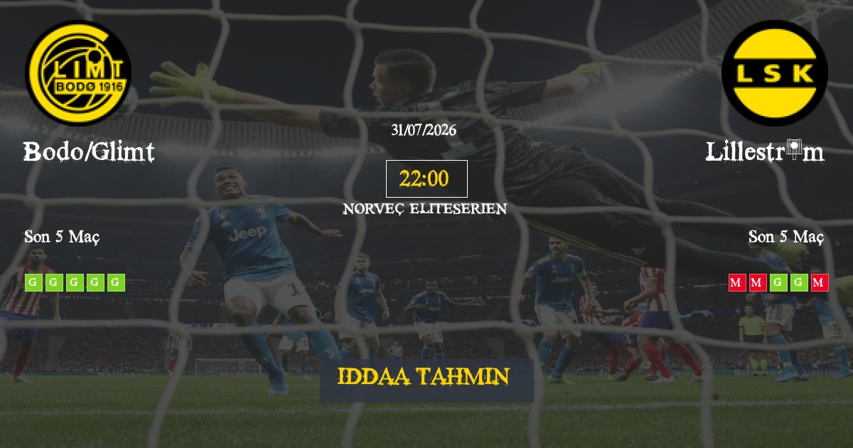 Bodo/Glimt Lilleström İddaa Maç Tahmini 31 Temmuz 2026