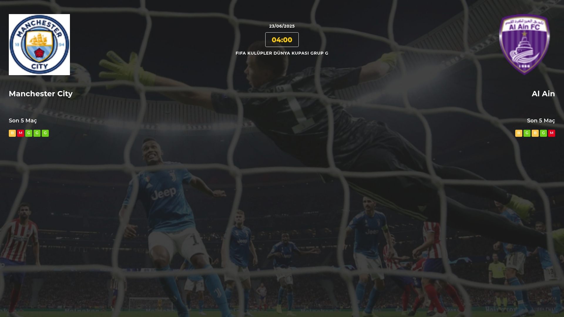 Manchester City Al Ain İddaa Maç Tahmini 23 Haziran 2025
