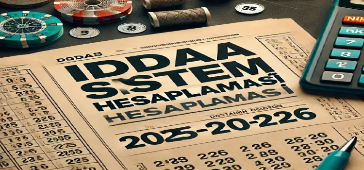İddaa sistem hesaplaması 2025-2026