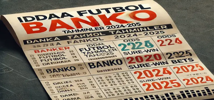 İddaa Futbol Banko Tahminler 2024-2025