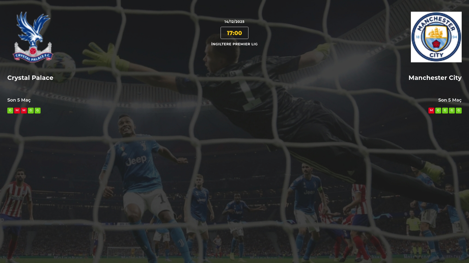 Crystal Palace Manchester City İddaa Maç Tahmini 14 Aralık 2025