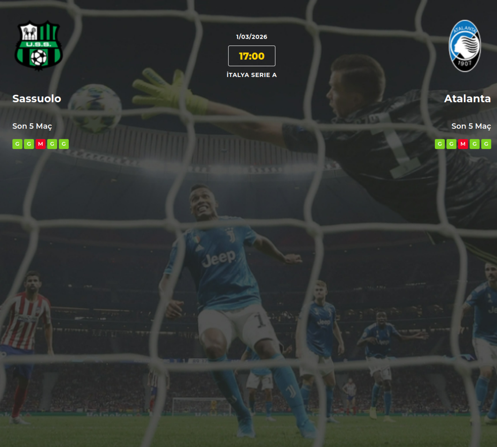 Sassuolo Atalanta İddaa Maç Tahmini 01 Mart 2026