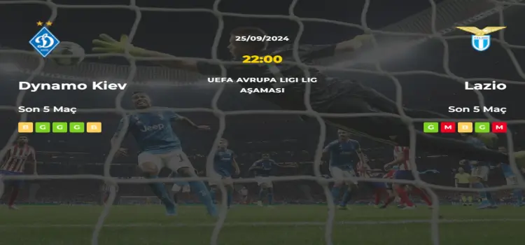 Dinamo Kiev Lazio İddaa Maç Tahmini 25 Eylül 2024