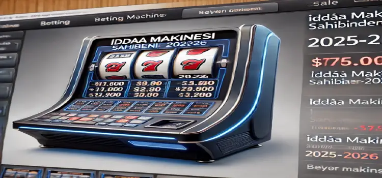 İddaa makinesi sahibinden 2025-2026