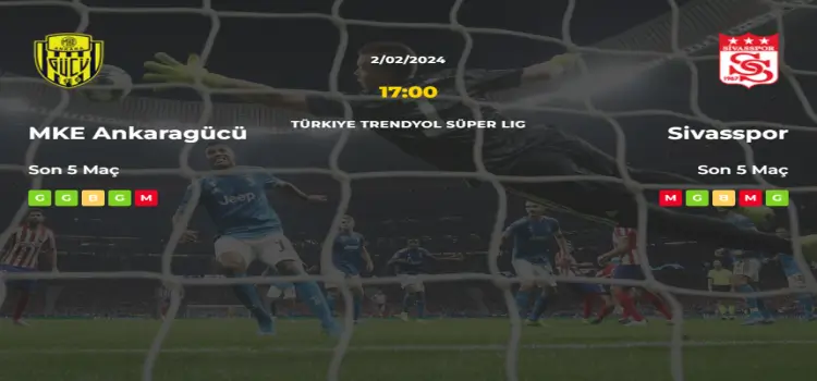 Ankaragücü Sivasspor İddaa Maç Tahmini 2 Şubat 2024