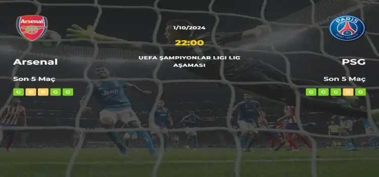 Arsenal PSG İddaa Maç Tahmini 1 Ekim 2024
