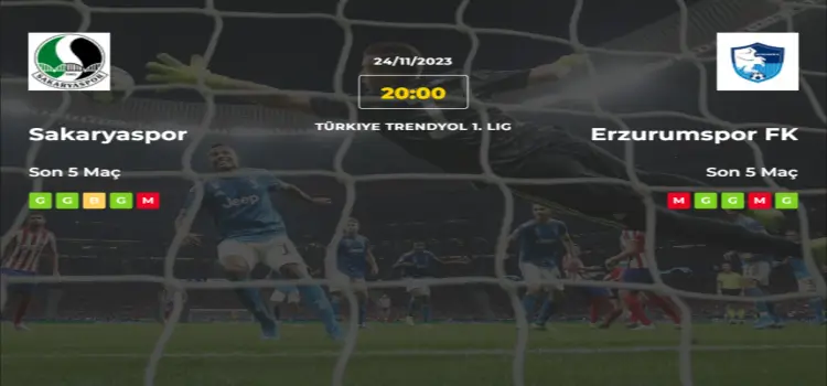 Sakaryaspor Erzurumspor İddaa Maç Tahmini 24 Kasım 2023