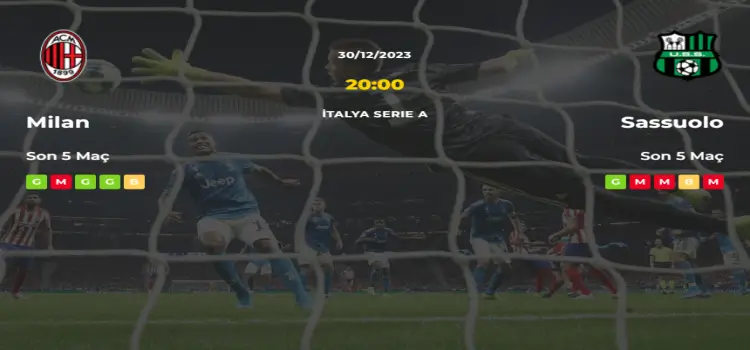 Milan Sassuolo İddaa Maç Tahmini 30 Aralık 2023