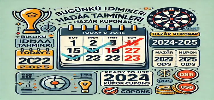 Bugünkü İddaa Tahminleri Hazır Kuponlar 2024-2025
