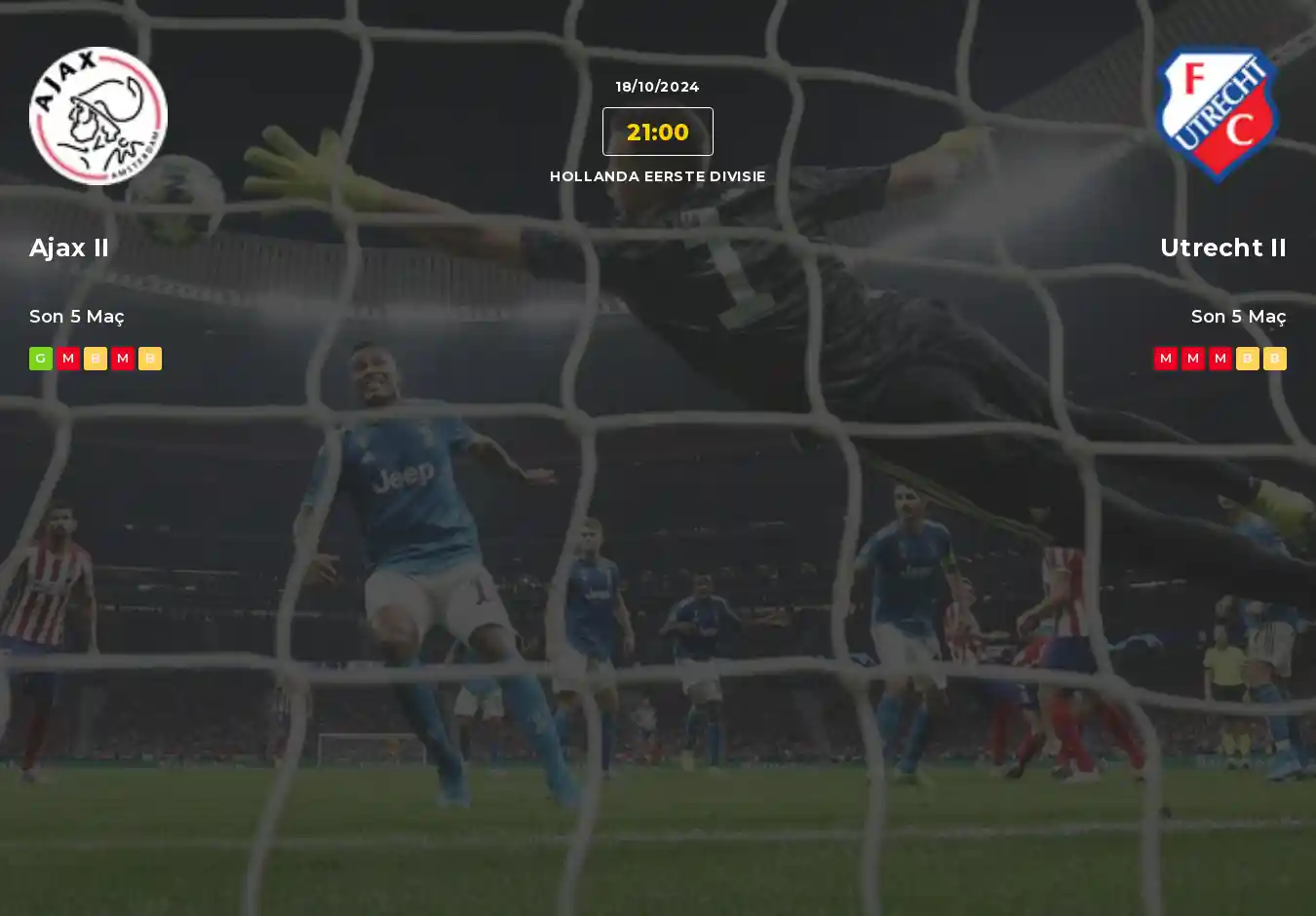 Ajax II Utrecht II İddaa Maç Tahmini 18 Ekim 2024