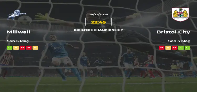 Millwall Bristol City İddaa Maç Tahmini 29 Aralık 2025
