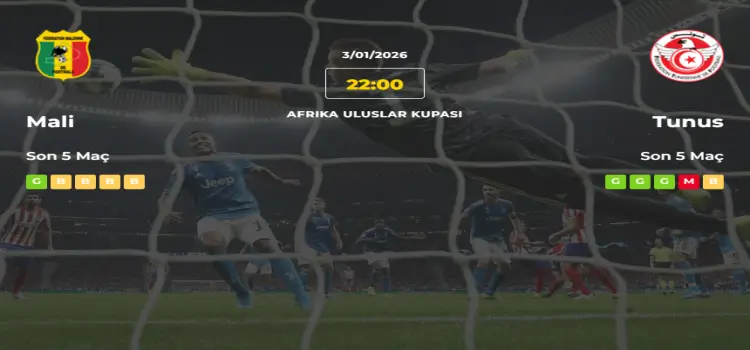 Mali Tunus İddaa Maç Tahmini 03 Ocak 2026