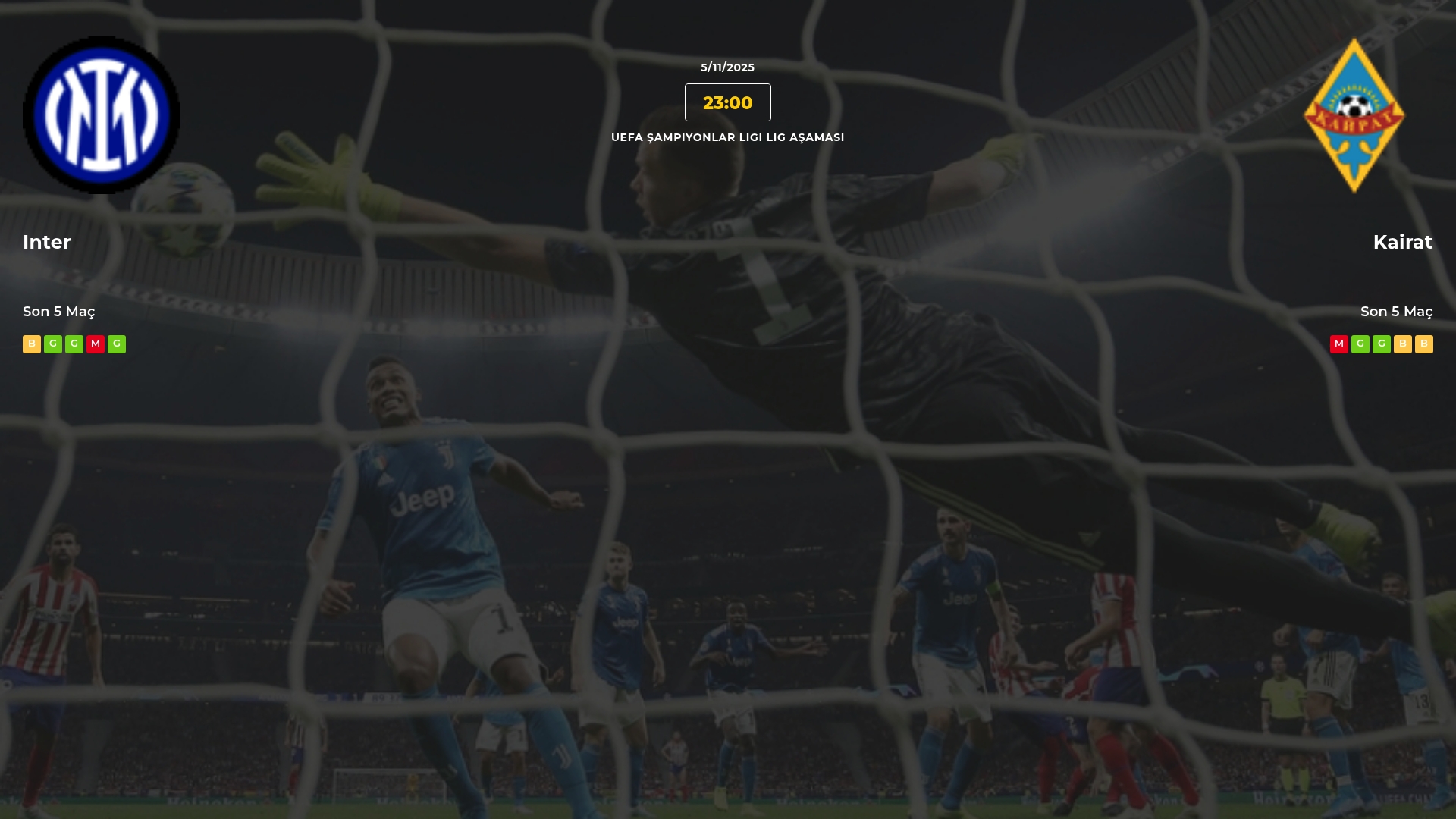 Inter Kairat İddaa Maç Tahmini 05 Kasım 2025