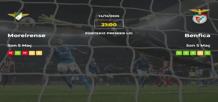 Moreirense Benfica İddaa Maç Tahmini 14 Aralık 2025