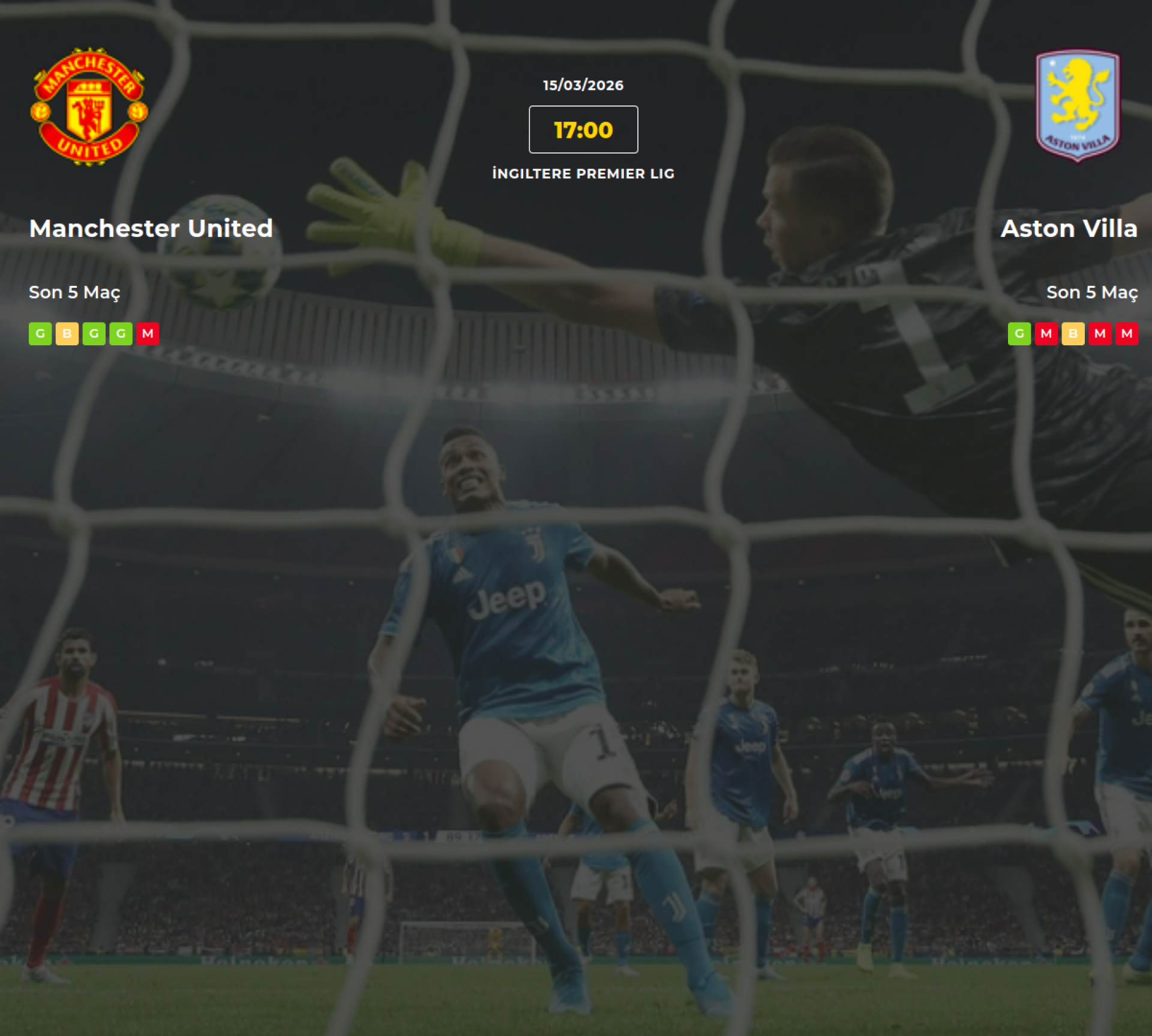 Manchester United Aston Villa İddaa Maç Tahmini 15 Mart 2026