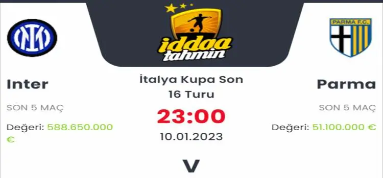 Inter Parma İddaa Maç Tahmini 10 Ocak 2023
