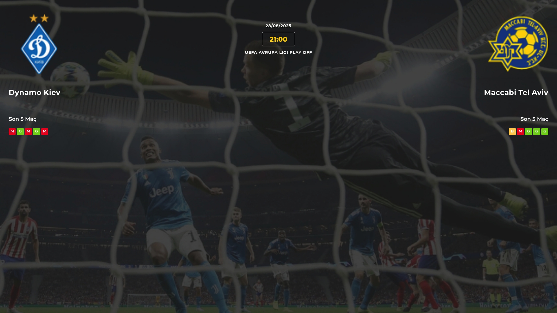 Dynamo Kiev Maccabi Tel Aviv İddaa Maç Tahmini 28 Ağustos 2025