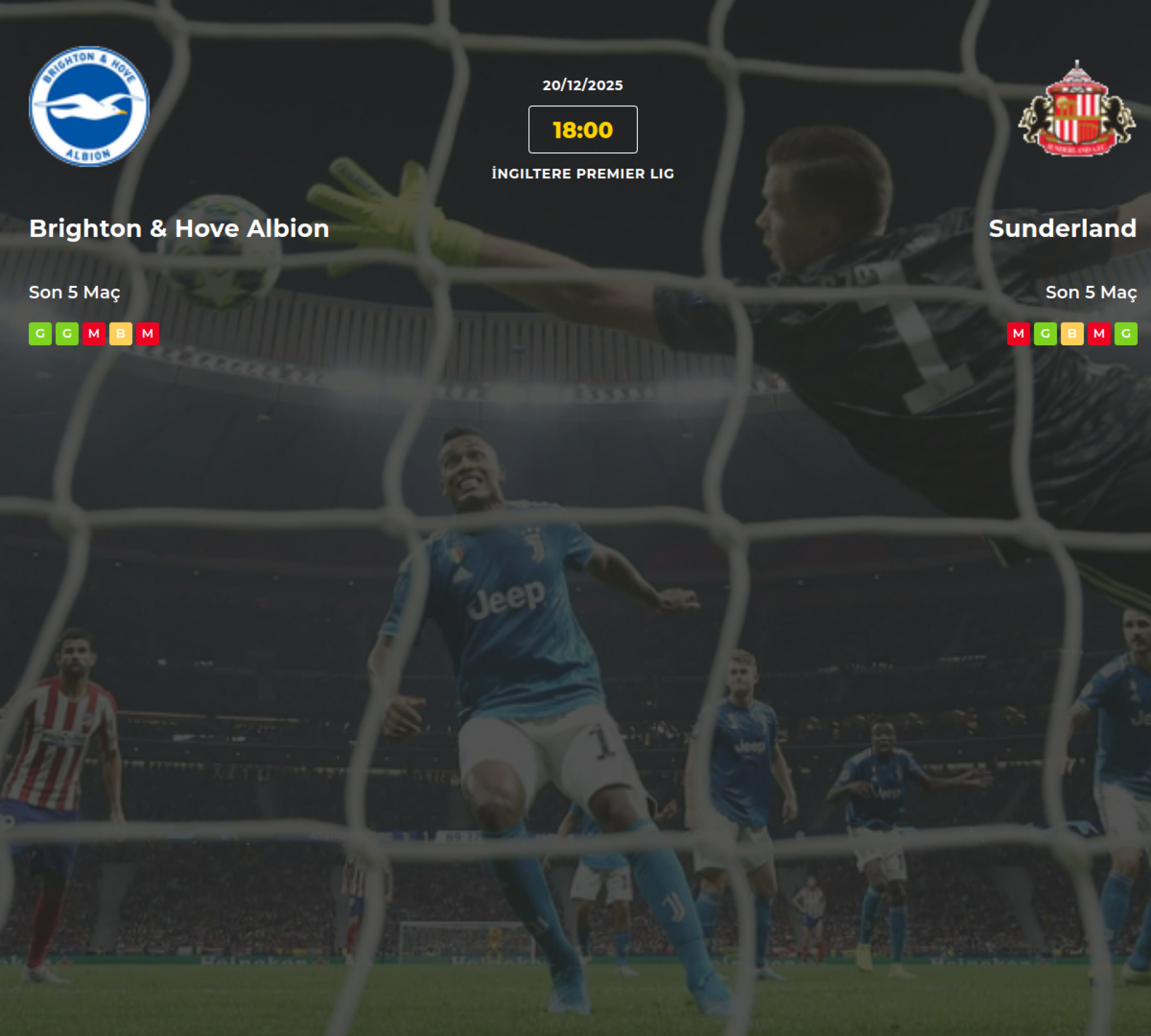 Brighton & Hove Albion Sunderland İddaa Maç Tahmini 20 Aralık 2025