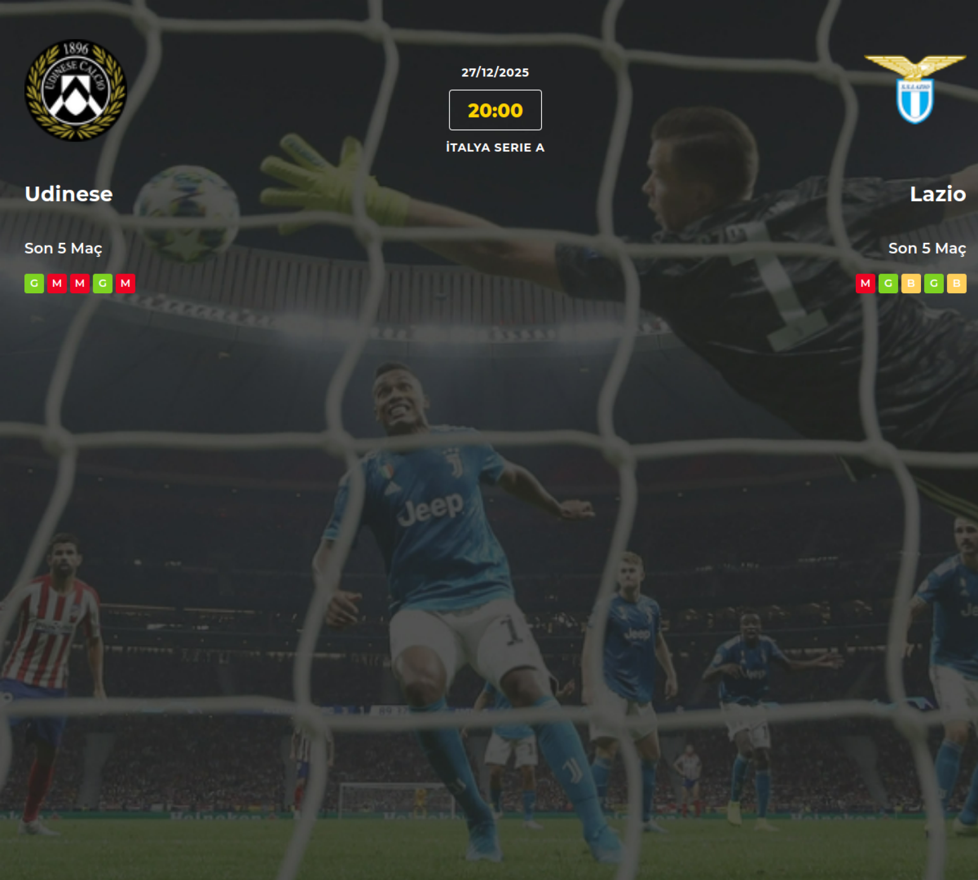 Udinese Lazio İddaa Maç Tahmini 27 Aralık 2025