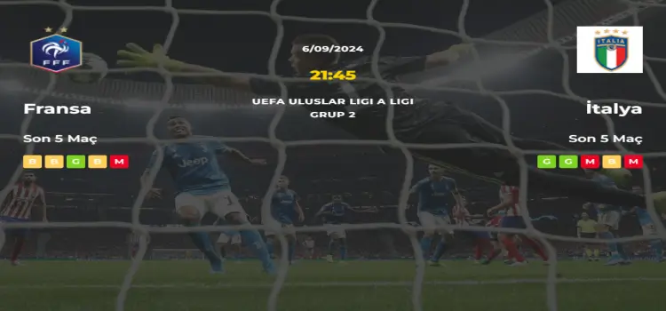 Fransa İtalya İddaa Maç Tahmini 6 Eylül 2024