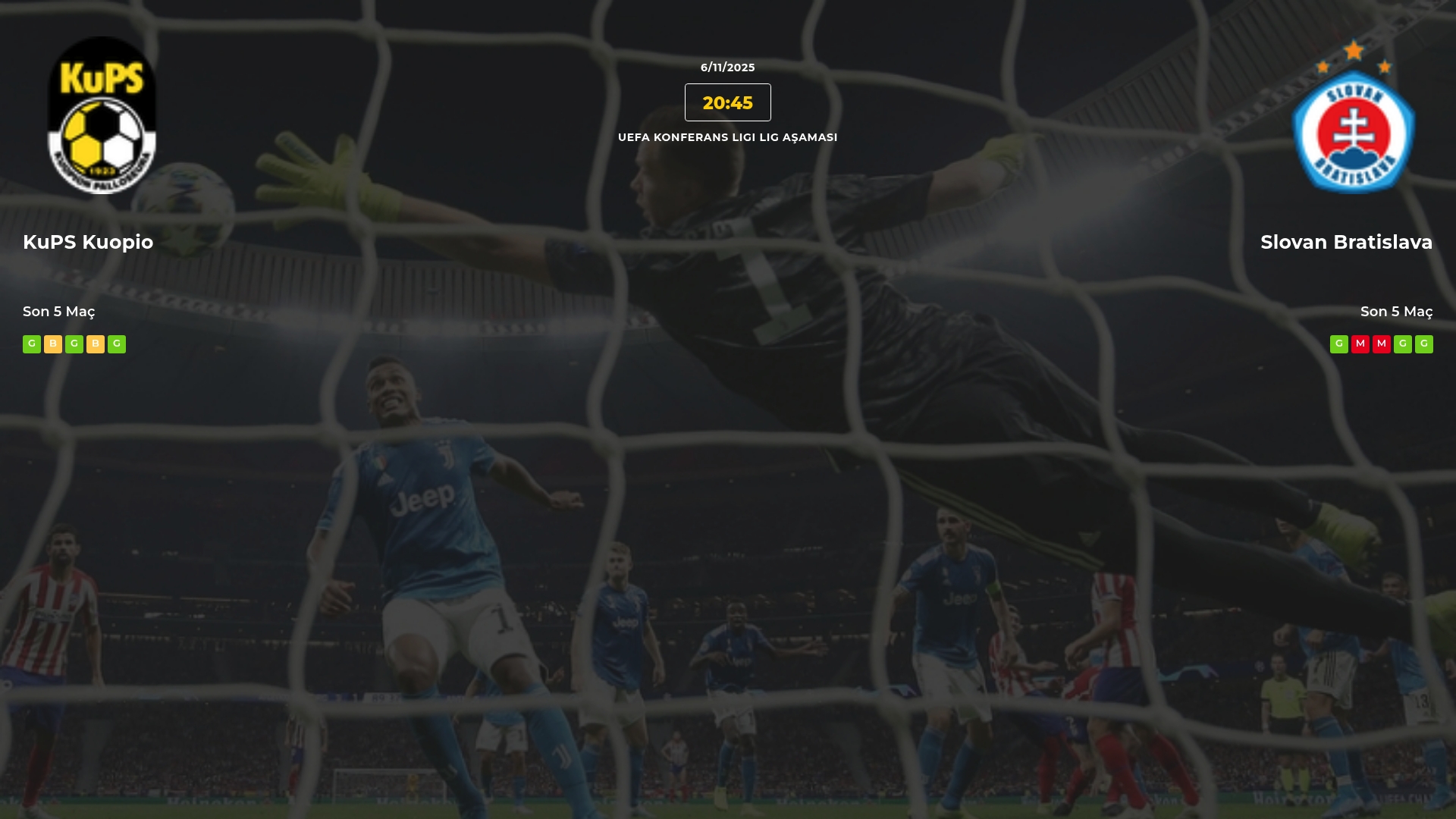 KuPS Kuopio Slovan Bratislava İddaa Maç Tahmini 06 Kasım 2025