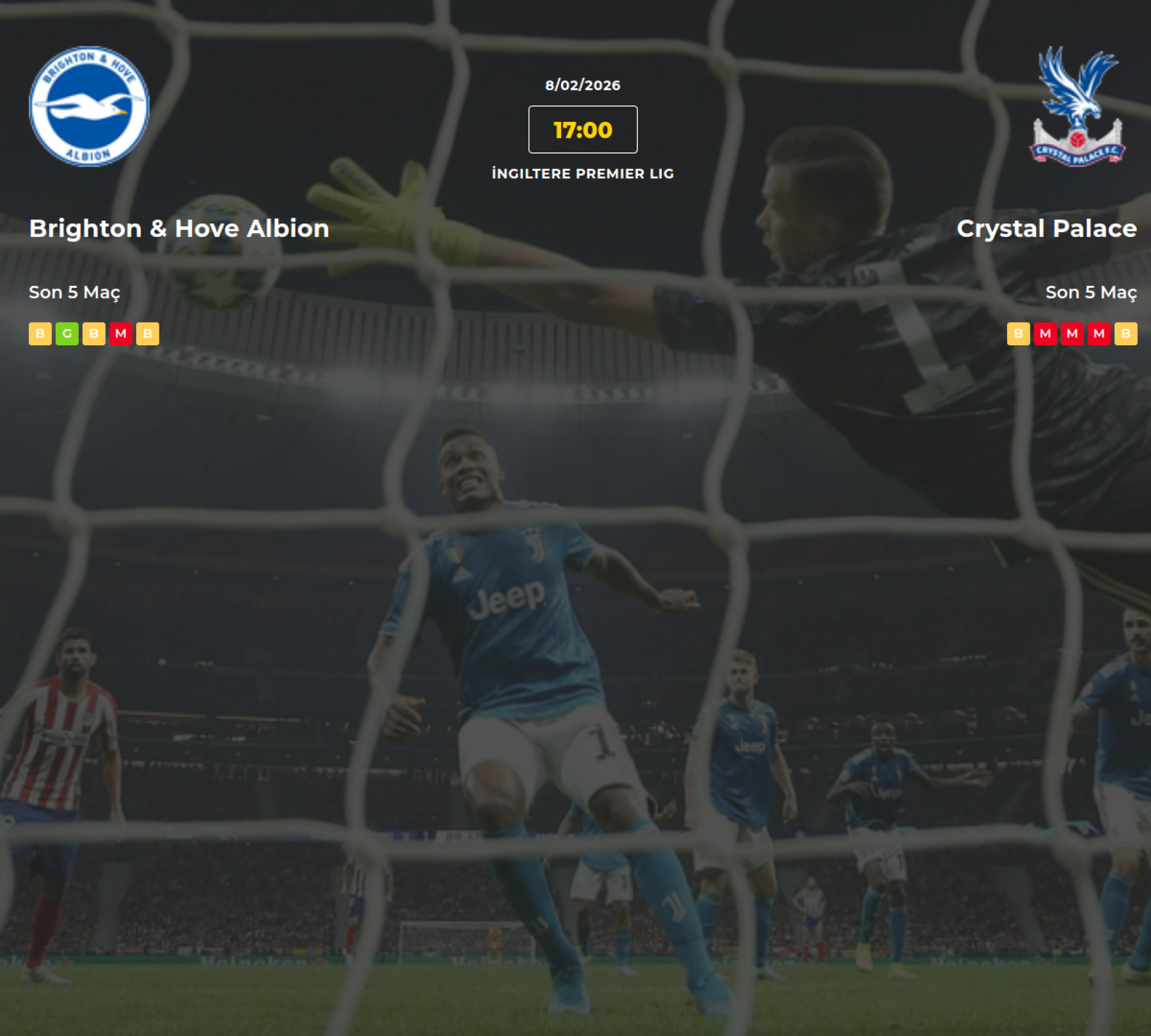 Brighton & Hove Albion Crystal Palace İddaa Maç Tahmini 08 Şubat 2026