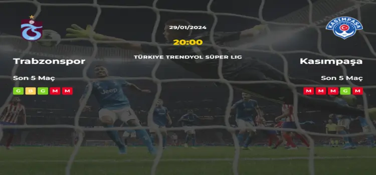 Trabzonspor Kasımpaşa İddaa Maç Tahmini 29 Ocak 2024