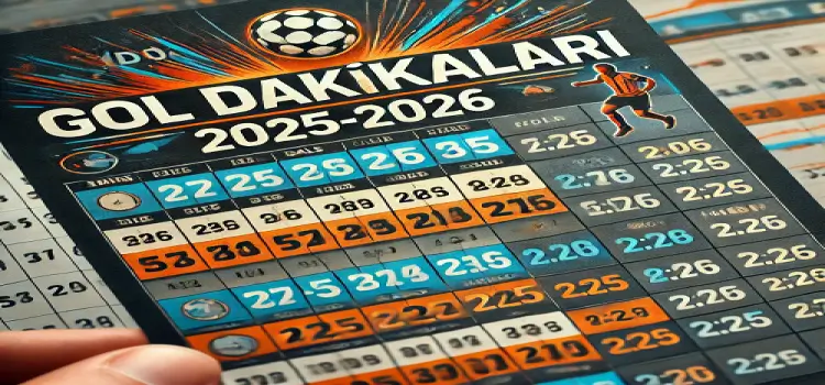 İddaa Gol Dakikaları 2025-2026