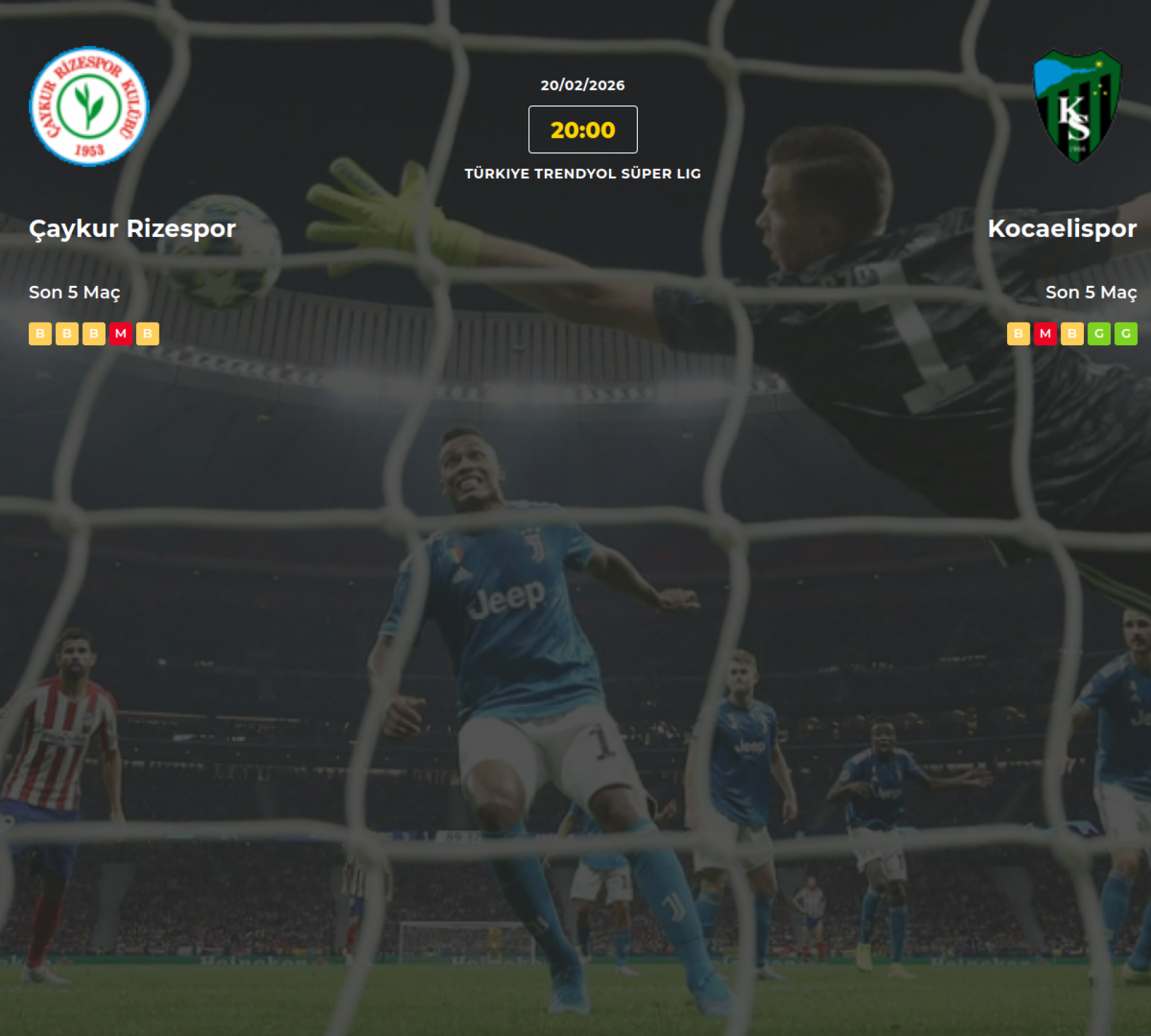 Çaykur Rizespor Kocaelispor İddaa Maç Tahmini 20 Şubat 2026