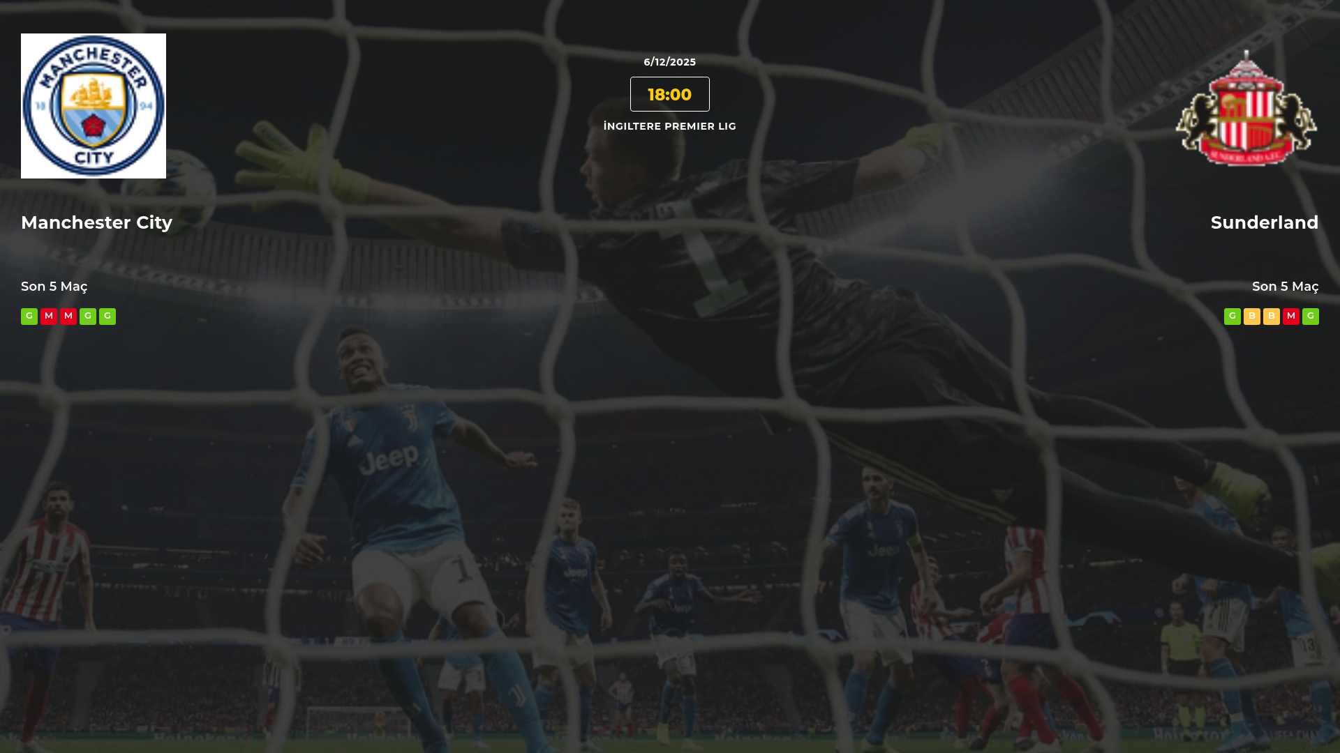 Manchester City Sunderland İddaa Maç Tahmini 06 Aralık 2025