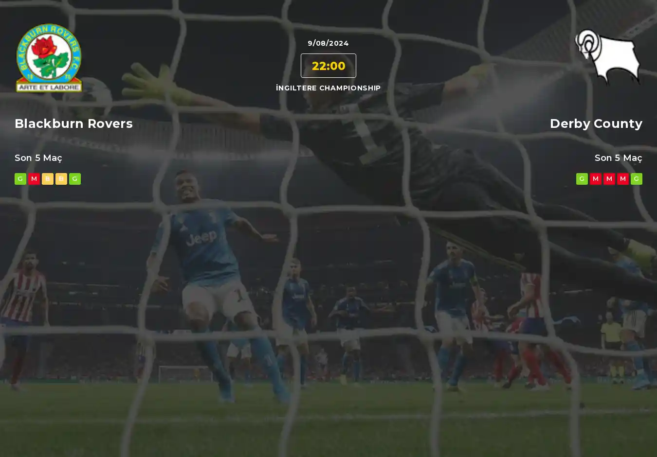 Blackburn Rovers Derby County İddaa Maç Tahmini 09 Ağustos 2024