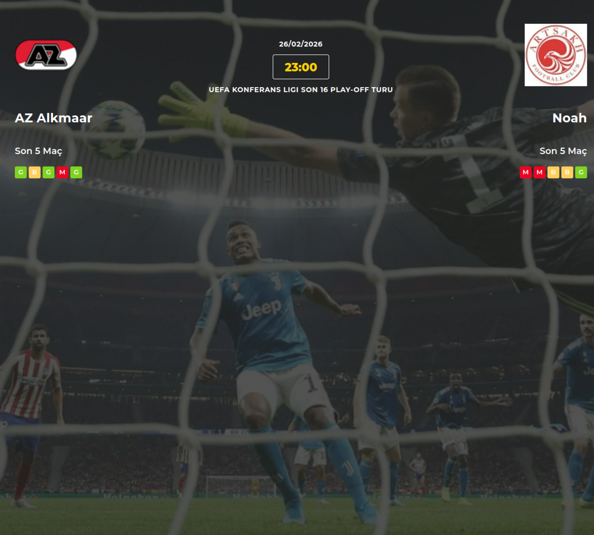 AZ Alkmaar Noah İddaa Maç Tahmini 26 Şubat 2026