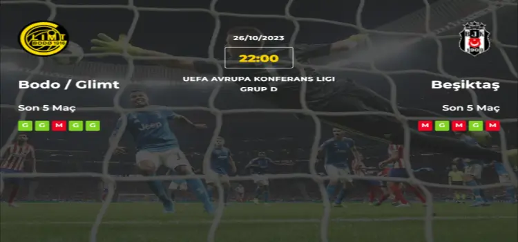 Bodo Glimt Beşiktaş İddaa Maç Tahmini 26 Ekim 2023