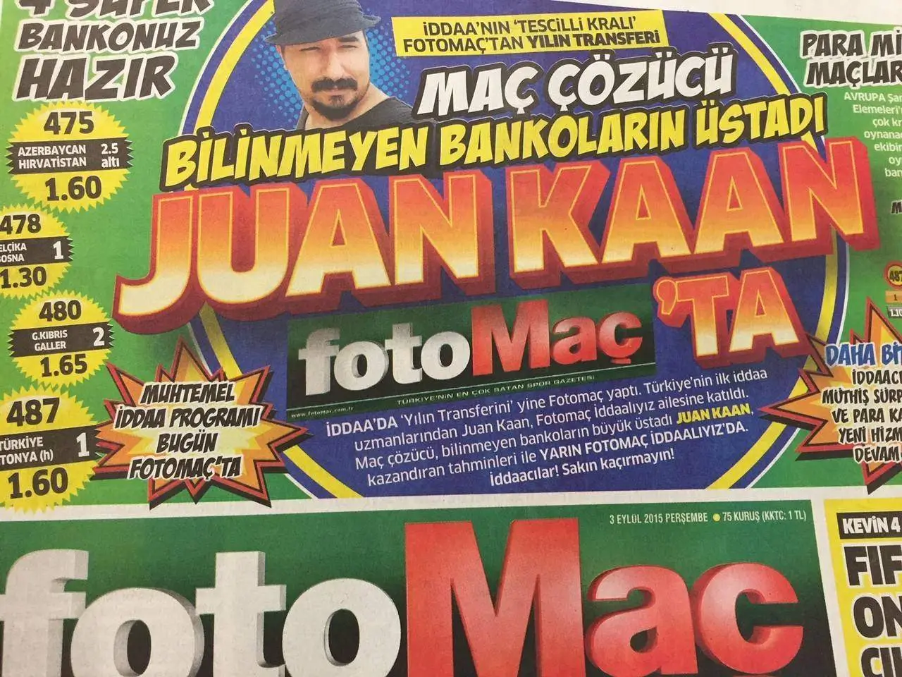 Fotomaç İddaa Tahminleri 01, 02, 03 Mayıs 2025 
